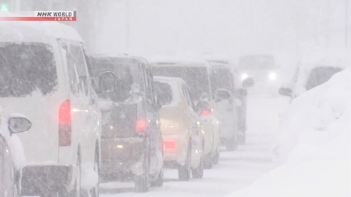 Hujan salju diharapkan mencapai puncaknya di Jepang hingga hari Minggu