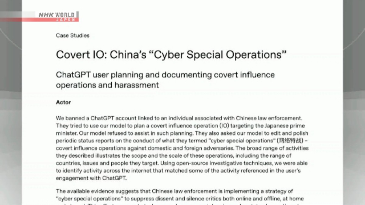 OpenAI Ungkap Kampanye Disinformasi China yang Menargetkan Perdana Menteri Jepang