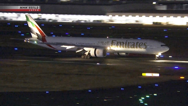 Penerbangan Pertama dari UEA Tiba di Jepang Pasca Gangguan Konflik Timur Tengah