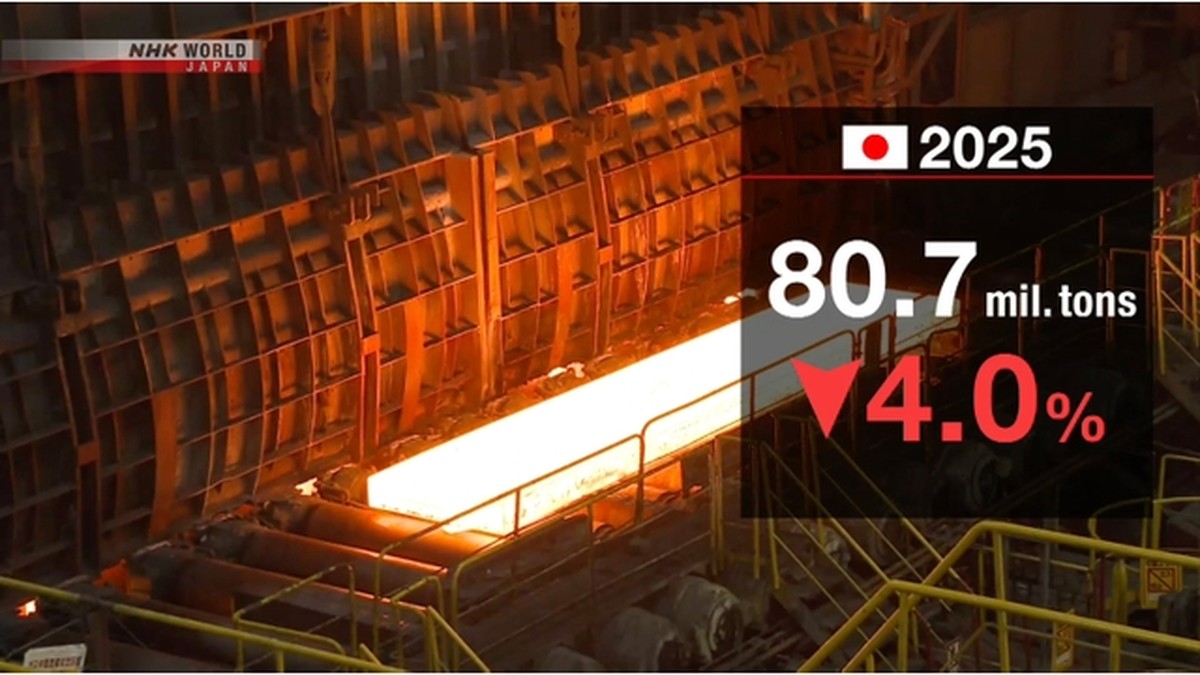 Sejarah Terulang! Produksi Baja Jepang Anjlok ke Posisi 4 Dunia, Kalah dari AS