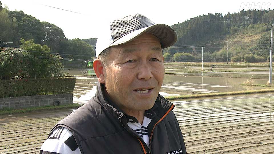Petani beras Mori Michihiro