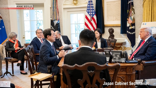 Akazawa Ryosei Temui Trump, Jepang Desak AS Tinjau Ulang Kebijakan Tarif - visual artikel