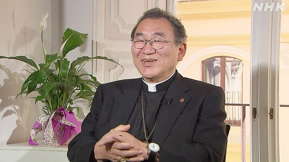 Kardinal Jepang Kikuchi Isao saat menghadiri konklaf.