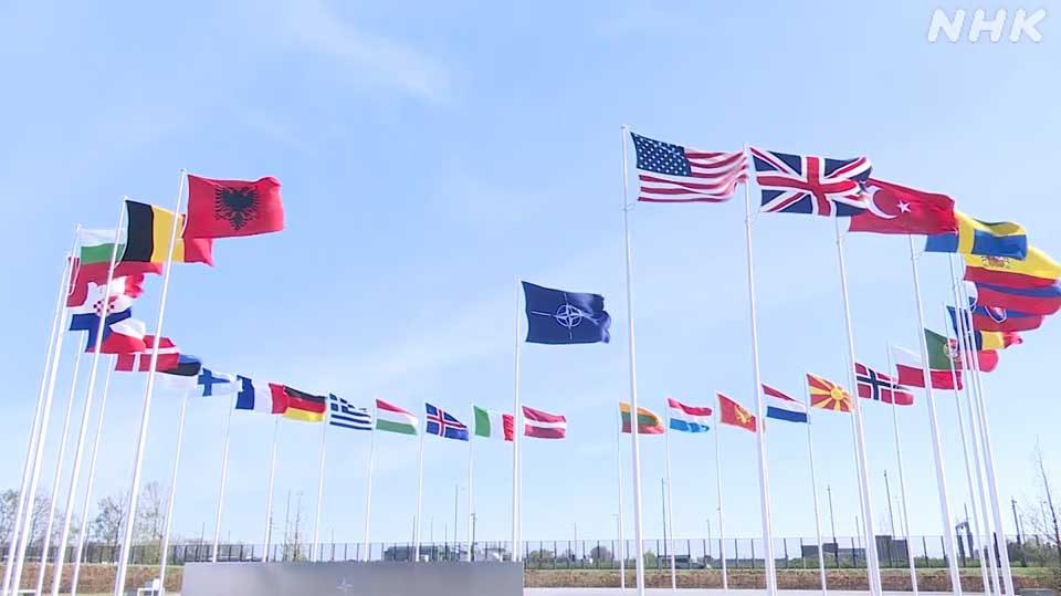 Bendera NATO dan negara-negara anggotanya