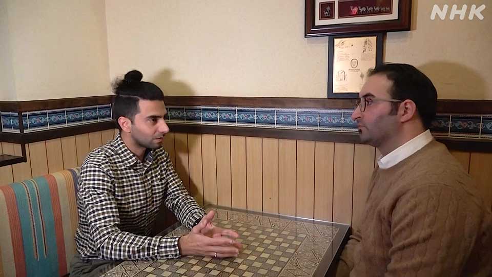 Anas Hijazi dan Mohammed Al-Masri bertemu di Tokyo pada pertengahan Maret.