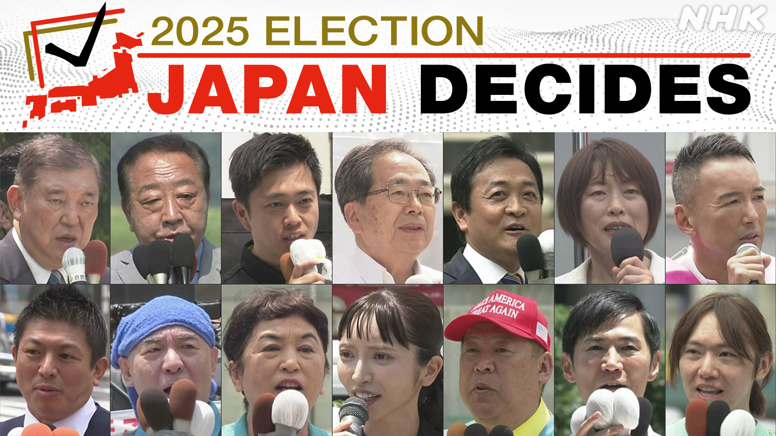 Janji Kampanye Pemimpin Partai Jepang dalam Pemilu Majelis Tinggi 2025