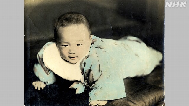 Tomino Yoshiyuki saat masih bayi
