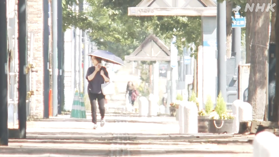 Hawa panas yang membakar terus berlanjut di Obihiro.