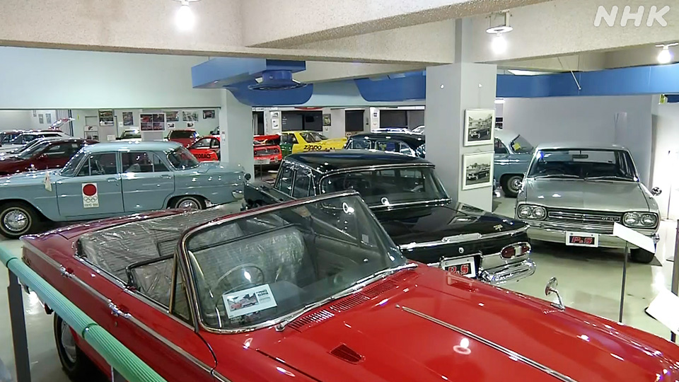 Museum otomotif di Kota Okaya, Prefektur Nagano