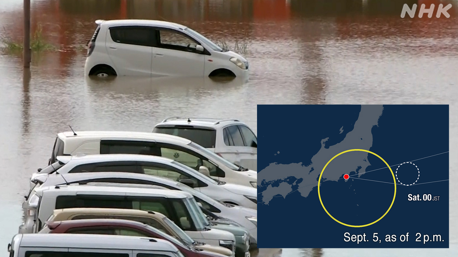 Badai Tropis Peipah Terjang Jepang, Hujan Sangat Lebat Picu Risiko Banjir dan Longsor