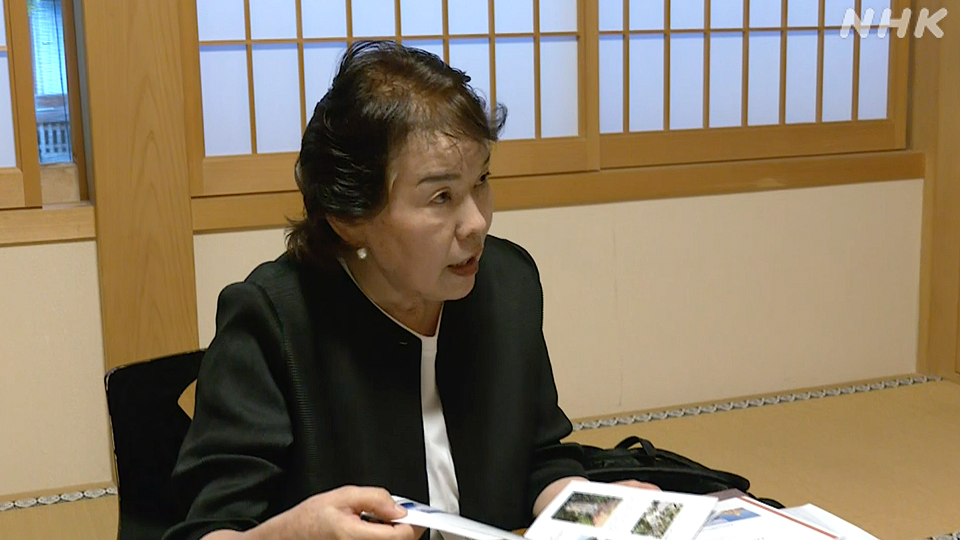 Fujiwara Yoshiko (kiri) telah membuat situs web untuk berbagi pengalaman ayahnya. (*Tautan eksternal)