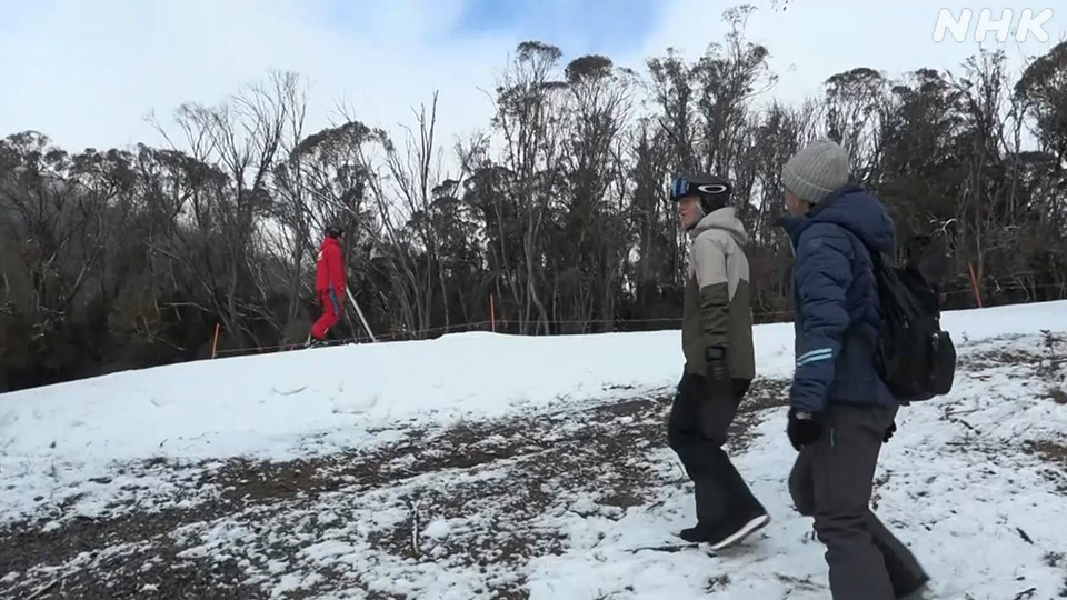 Lereng ski yang tidak tertutup salju kini menjadi masalah serius di Australia.