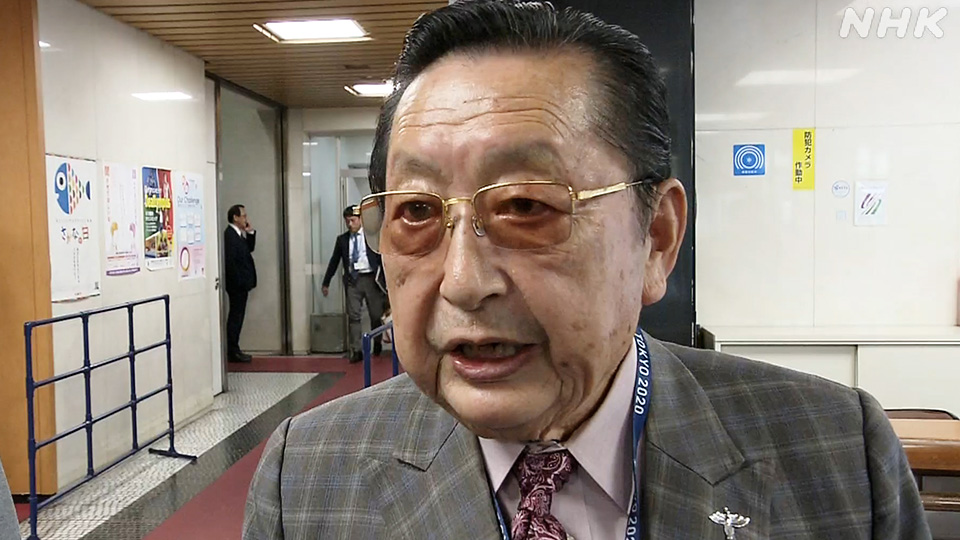 Sasaki Yohei, ketua asosiasi pemburu nasional, berbicara kepada NHK.