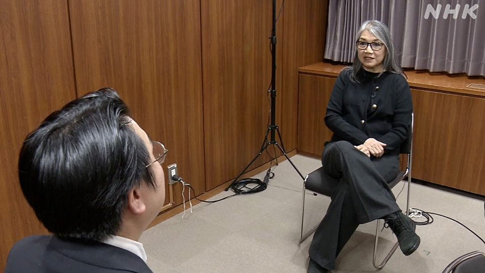 Khin Ohmar berbicara kepada NHK World di Tokyo.
