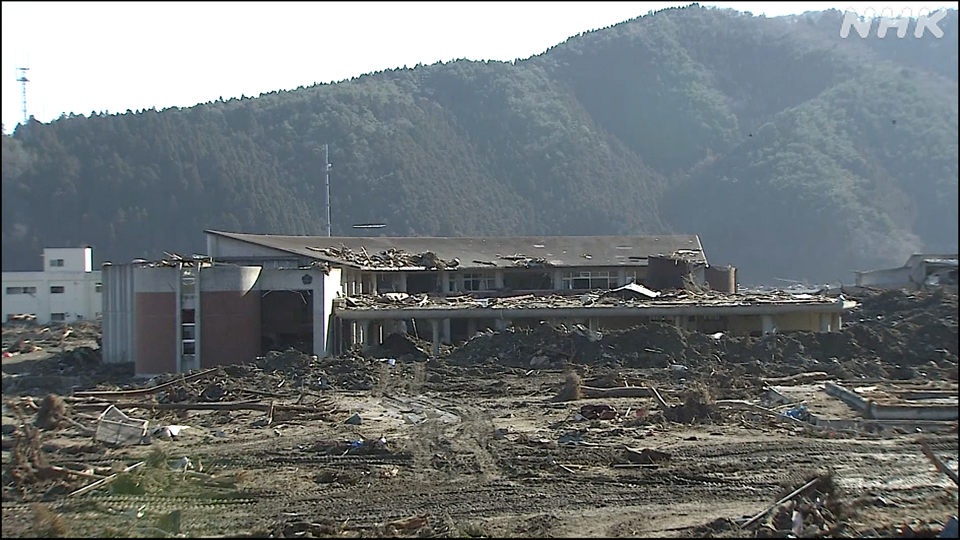 SD Okawa di Ishinomaki, Prefektur Miyagi, pada Maret 2011