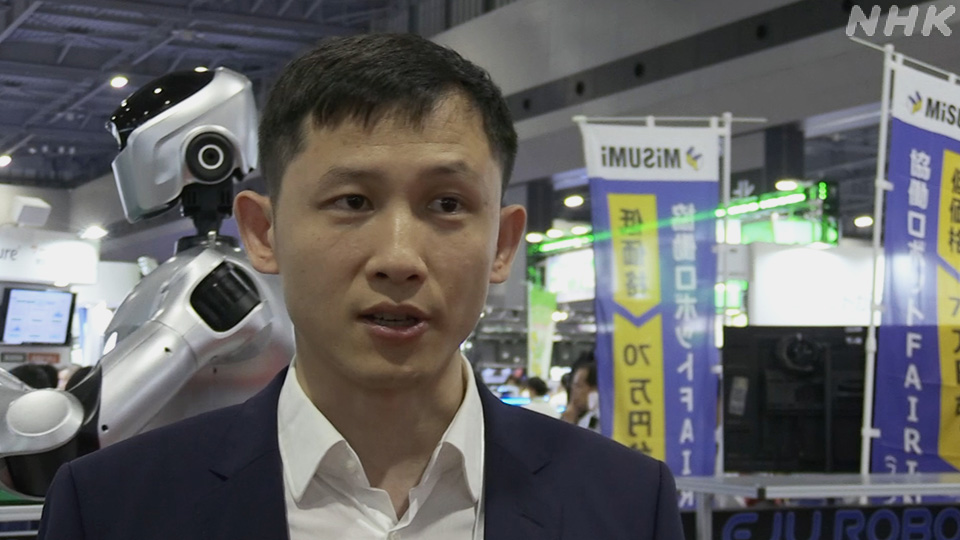 Zhang Dapeng, Wakil Presiden LEJU ROBOT, melihat peluang besar di Jepang.