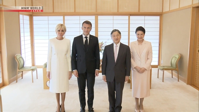 Kaisar dan Permaisuri Jepang Bertemu Presiden dan Ibu Negara Prancis