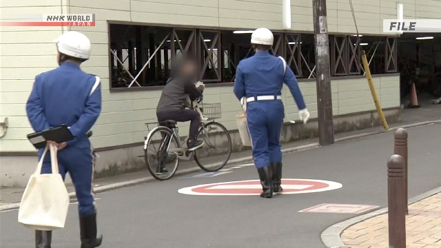 Polisi Jepang Peringatkan Pesepeda Soal Denda Tiket Biru Palsu