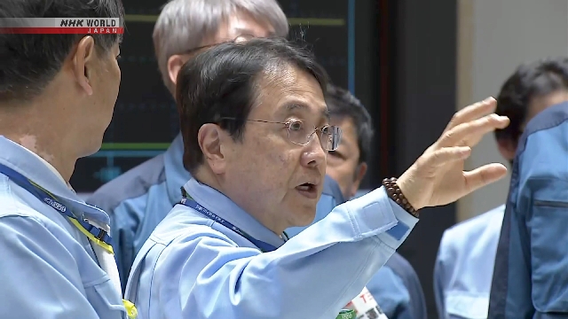 Menteri Perindustrian Jepang Tinjau PLTN Kashiwazaki-Kariwa di Niigata