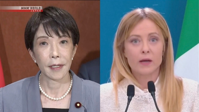 Perdana Menteri Jepang Sanae Takaichi dan Perdana Menteri Italia Giorgia Meloni mengadakan pertemuan bilateral untuk membahas kerja sama kedua negara.