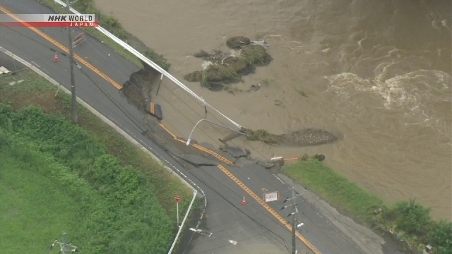 Hujan Lebat Picu Longsor dan Banjir di Tochigi dan Gunma, Jepang