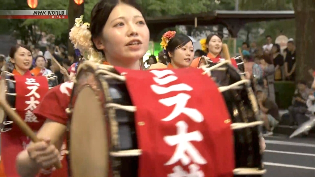 Festival Tari Morioka Sansa Odori Dimulai di Jepang Bagian Utara