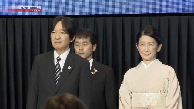 Putra Mahkota dan Putri Mahkota Akishino menghadiri upacara peringatan 90 tahun imigrasi Jepang ke Paraguay