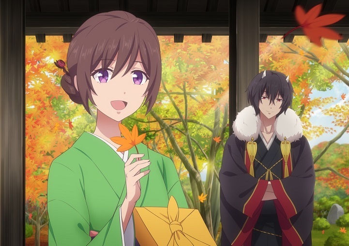 Visual promosi untuk pengumuman musim kedua serial anime Kakuriyo no Yadomeshi.