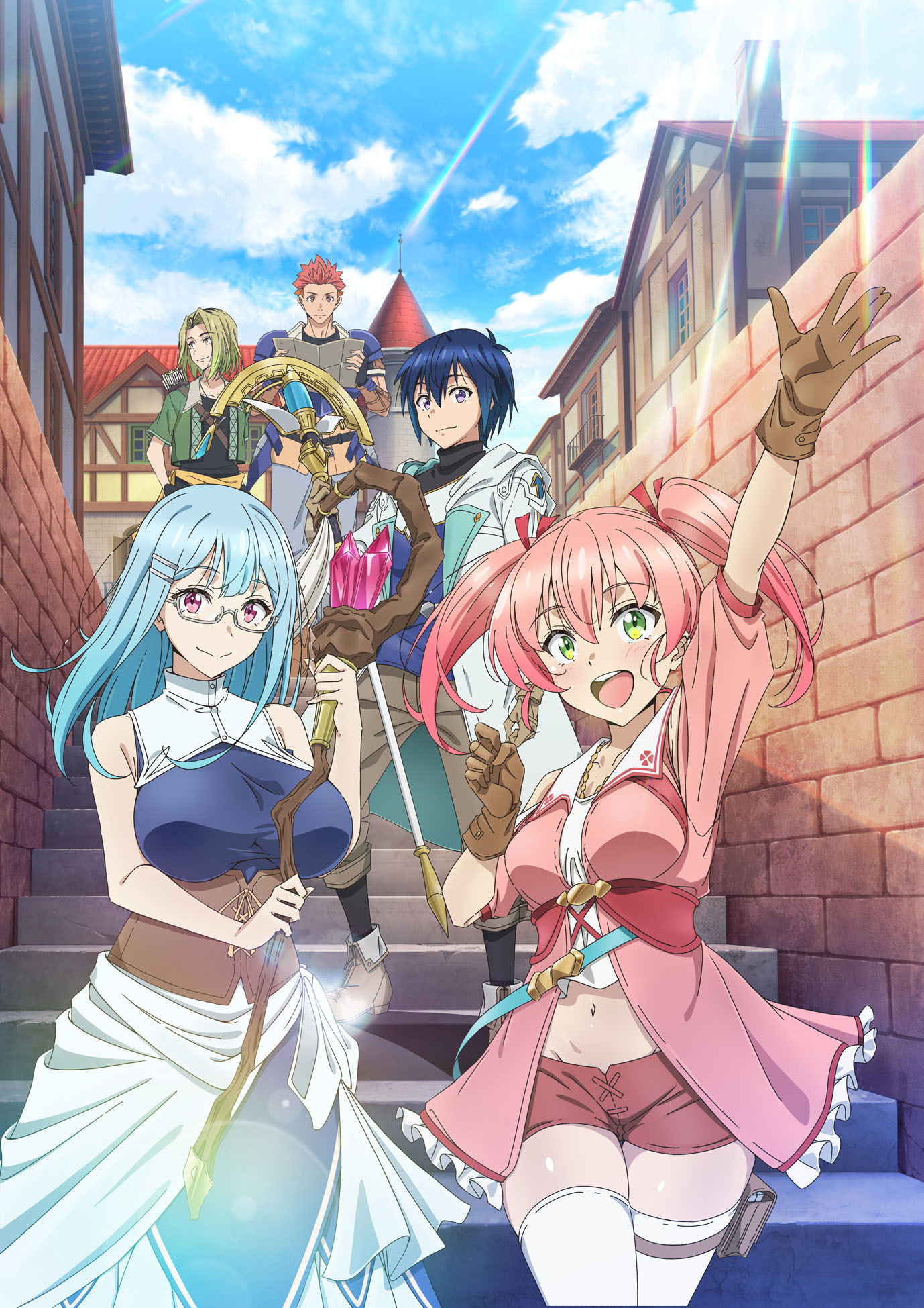 Ilustrasi berita Anime 'Yuusha Party wo Tsuihou Sareta Shiromadoushi' Umumkan Pemeran Utama dan Jadwal Juli 2025