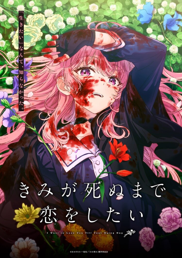 Teaser visual resmi untuk adaptasi anime Kimi ga Shinu made Koi wo Shitai.