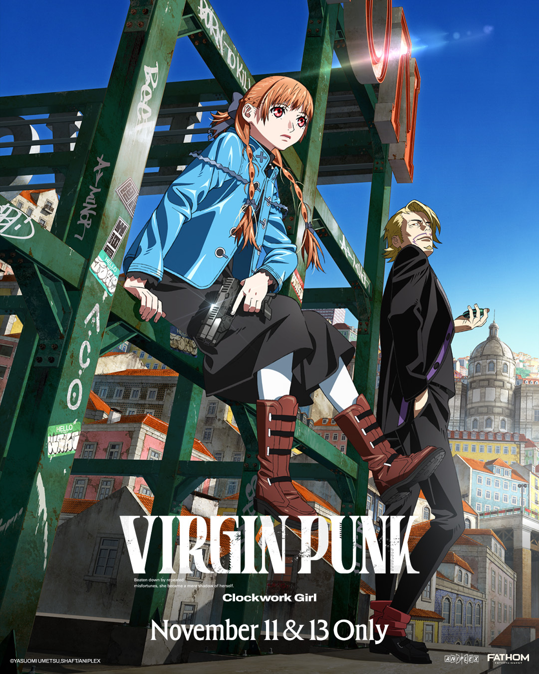 Ilustrasi berita Virgin Punk: Clockwork Girl, Proyek Fiksi Ilmiah Ambisius dari Studio Shaft dan Yasuomi Umetsu