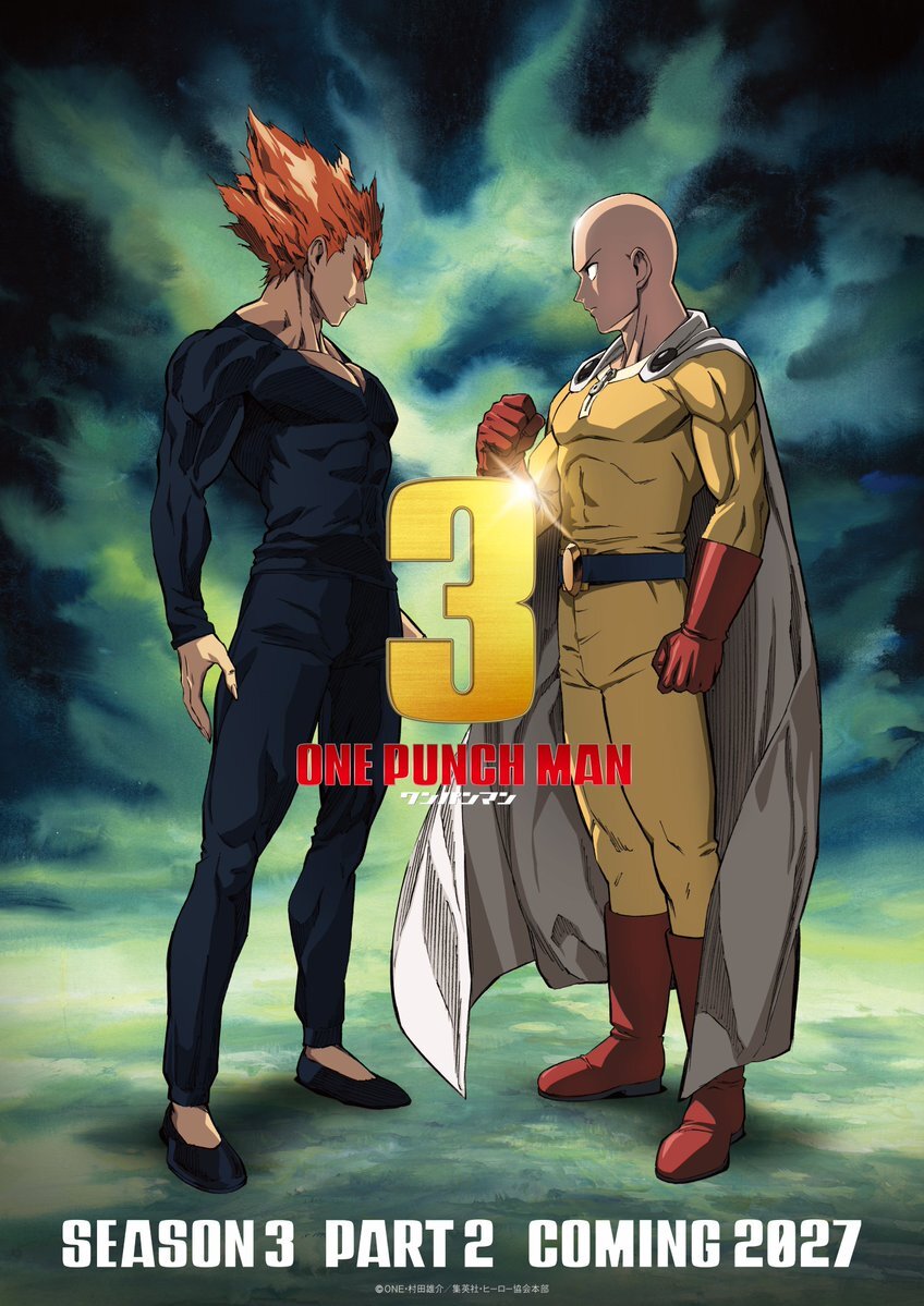 Bagian Kedua One Punch Man Season 3 Diumumkan untuk Tahun 2027