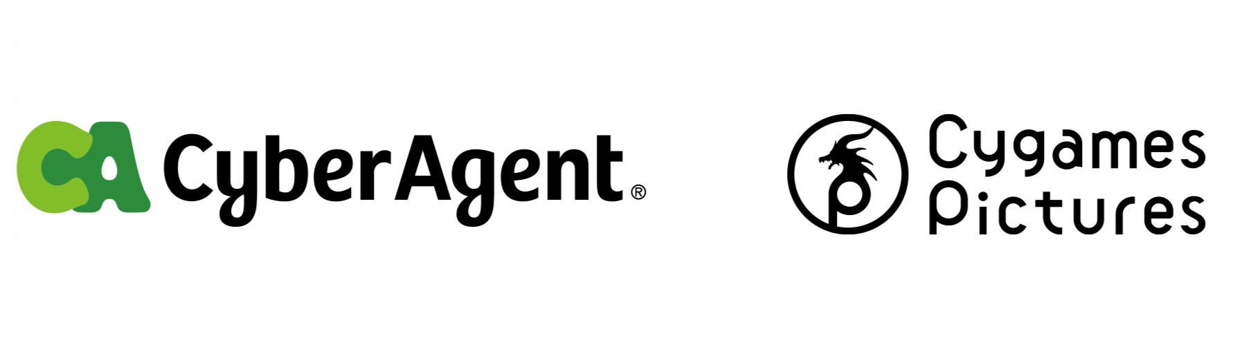 Logo studio animasi CygamesPictures yang akan segera bertransformasi menjadi CyPic di bawah manajemen CyberAgent.