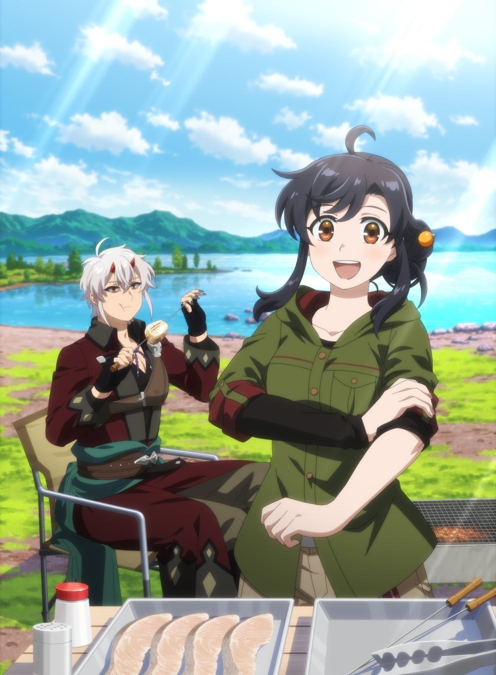 Novel Ringan "Suterare Seijo no Isekai Gohan Tabi" Diadaptasi Jadi Anime TV pada 2026 - visual tambahan dari sumber