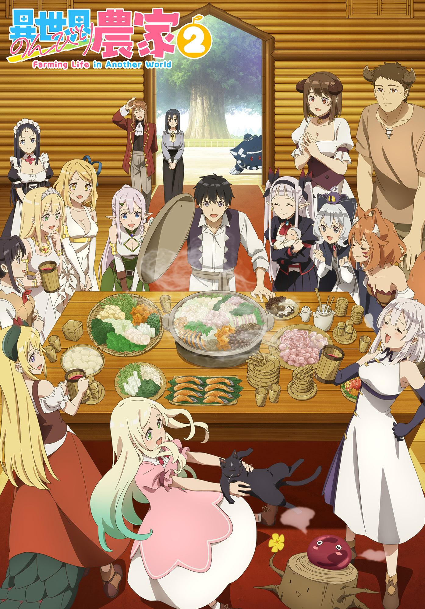 Ilustrasi berita Anime Isekai Nonbiri Nouka Musim Kedua Ungkap Pengisi Suara Tambahan dan Promo Terbaru