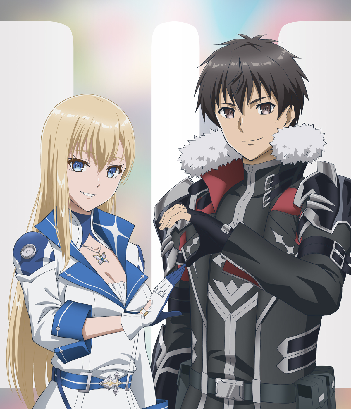 Visual pengumuman musim kedua anime Boushoku no Berserk yang menampilkan karakter utama.