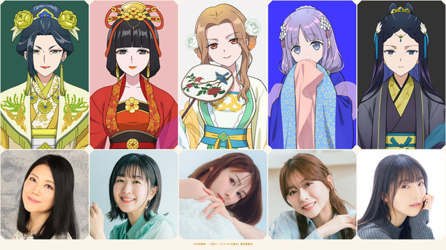 Ilustrasi karakter anime Futsutsuka na Akujo dewa Gozaimasu ga bertema istana kekaisaran.