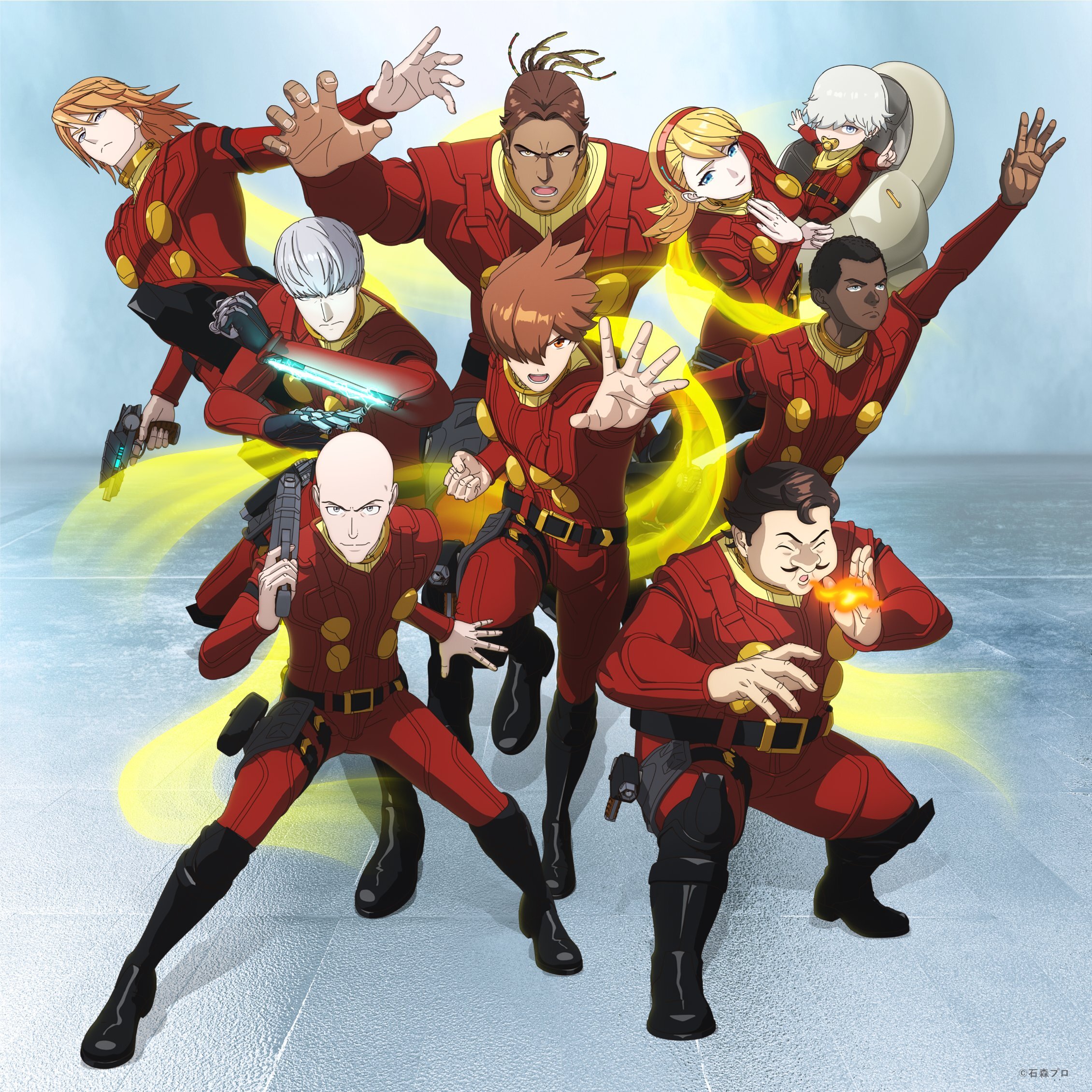 Visual karakter terbaru untuk serial anime Cyborg 009: Nemesis