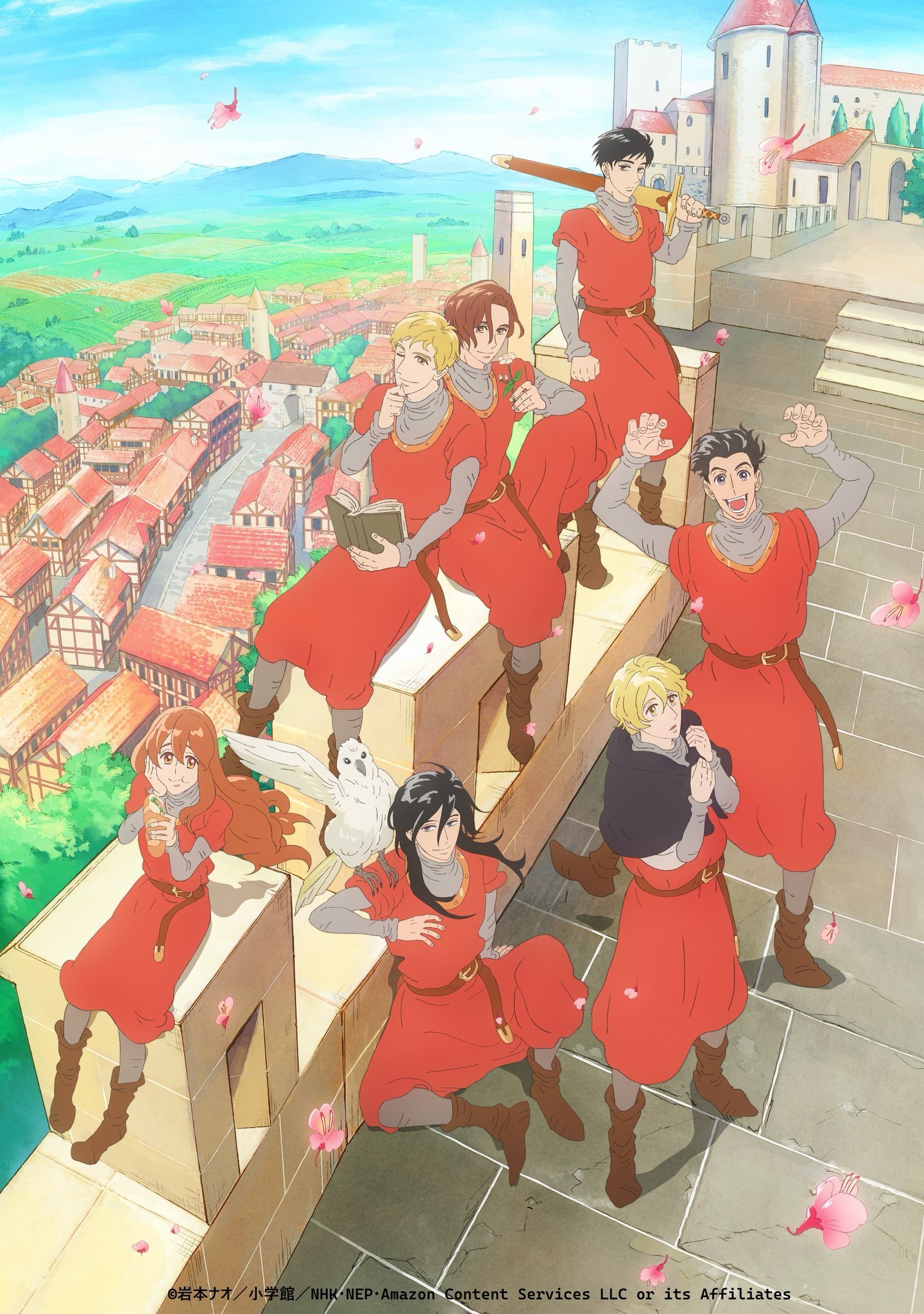 Anime Marronnier Oukoku no Shichinin no Kishi Umumkan Pemeran Utama dan Promo Pertama - visual tambahan dari sumber