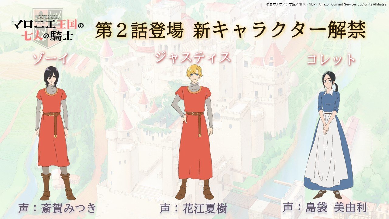 Pemeran Tambahan Anime Marronnier Oukoku no Shichinin no Kishi Diumumkan